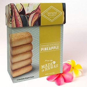 Diamond Bakery Hawaiian Shortbread Pineapple Cookies 4.4 oz - Alii Snack Company