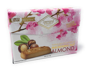 Diamond Bakery Hawaiian Shortbread Macadamia Nut Cookies, Almond 4 ounce - Alii Snack Company