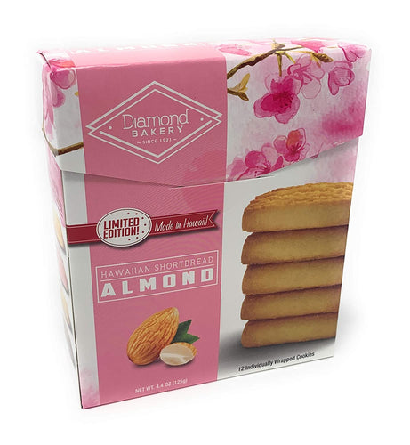 Diamond Bakery Hawaiian Shortbread Almond Cookies 4.4 oz - Alii Snack Company